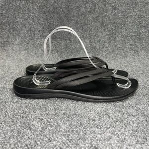 Superfeet Sandals Women's 11 Black Athletic Comfort Plantar Fasciitis Flip Flops